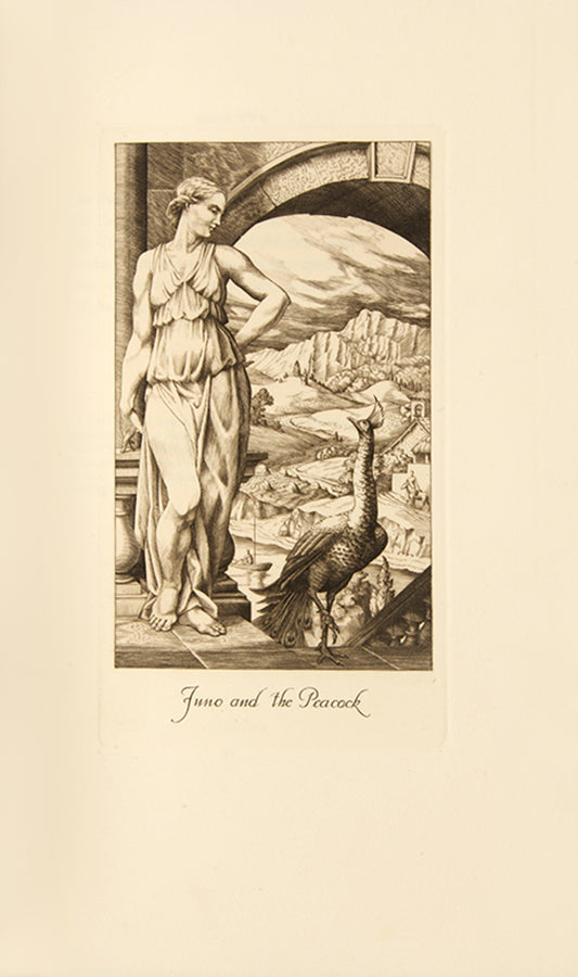 An attractive two volume deluxe edition of the Fables of La Fontaine, sensitively illustrated by the oft underrated Stephen Gooden, in publisher's vellum.