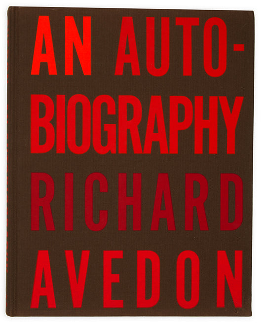 A presentation copy of Richard Avedon's An Autobiography, inscribed by him to Elaine Kaufman, proprietor of the legendary Elaine's bar on the Upper East Side, where Avedon was a regular.