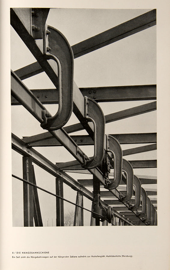 Eisen und Stahl is an important work in the history of modern photography. It exemplifies Renger-Patzsch's New Objectivity approach and attempts to redefine how industry and technology could be photographed.