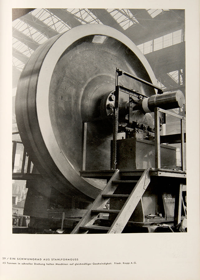 Eisen und Stahl is an important work in the history of modern photography. It exemplifies Renger-Patzsch's New Objectivity approach and attempts to redefine how industry and technology could be photographed.