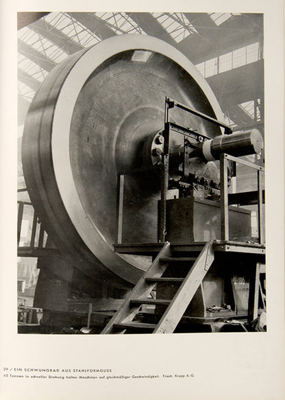 Eisen und Stahl is an important work in the history of modern photography. It exemplifies Renger-Patzsch's New Objectivity approach and attempts to redefine how industry and technology could be photographed.