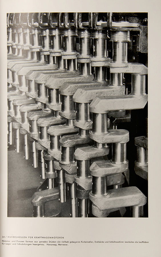 Eisen und Stahl is an important work in the history of modern photography. It exemplifies Renger-Patzsch's New Objectivity approach and attempts to redefine how industry and technology could be photographed.