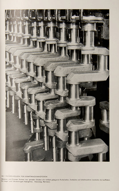 Eisen und Stahl is an important work in the history of modern photography. It exemplifies Renger-Patzsch's New Objectivity approach and attempts to redefine how industry and technology could be photographed.