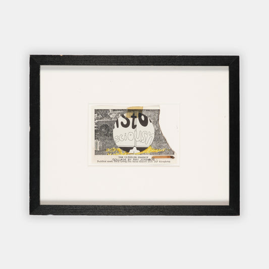 Ray Johnson collaborated with a range of artists on the fringes of the avant-garde. He was at the centre of a far-reaching mail art network – The New York Correspondence School, which he founded in the early 1960s.