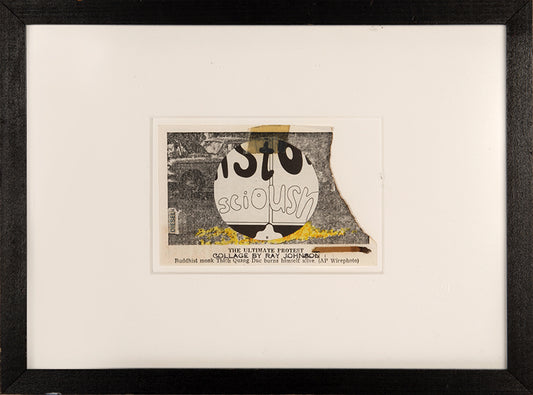 Ray Johnson collaborated with a range of artists on the fringes of the avant-garde. He was at the centre of a far-reaching mail art network – The New York Correspondence School, which he founded in the early 1960s.