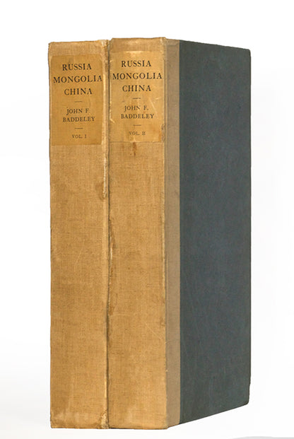First edition, of 250 copies, of John Baddeley's Russia, Mongolia, China, a great work of scholarship and comprehensive source on early Russia and Northern Asia.