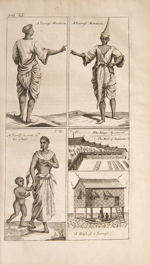 A handsome copy of the first edition in English of Simon de la Loubere's A New Historical Relation of the Kingdom of Siam, 'universally regarded as as the finest work on seventeenth-century Thailand'.