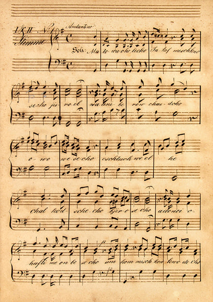 First edition of Israel Meyer Japhet's Jewish hymns for cantor and chorus, in three parts. 