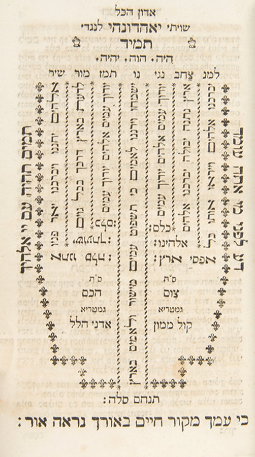 Sephardic Rite prayer book, published in vienna with personal dedication and custom binding made for Josef S. De Mayo.