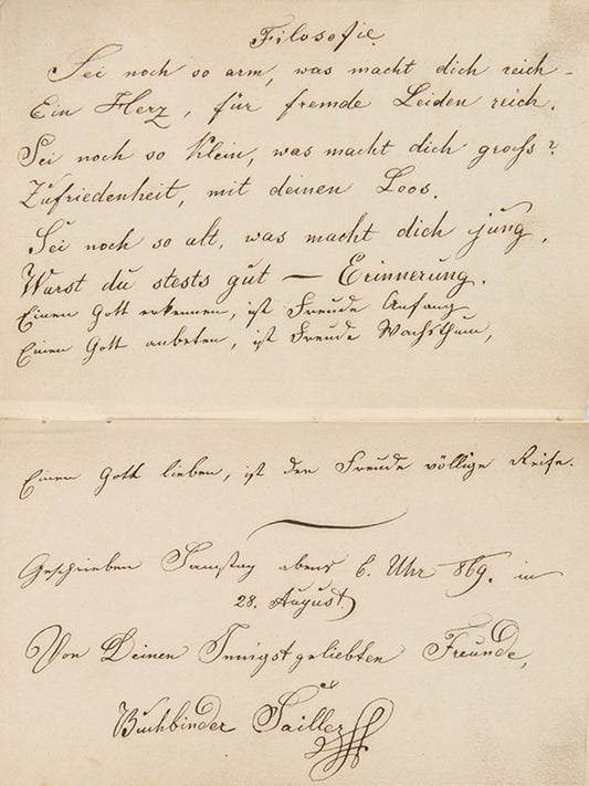 Sephardic Rite prayer book, published in vienna with personal dedication and custom binding made for Josef S. De Mayo.