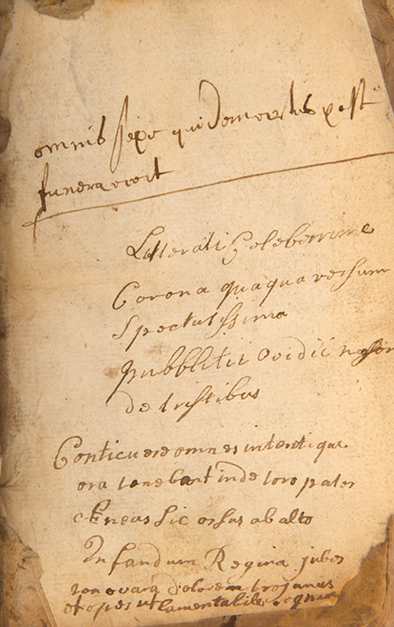 An early edition of this anthology of Morall Philosophie drawn from a range of classic sources by William Baldwin