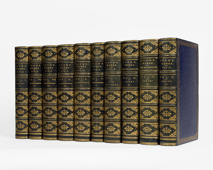An extensive collection of Alexander Pope's work, spanning his entire career, including unpublished letters and correspondences, as well as Pope's early translations of Chaucer and Ovid from his teenage years. 