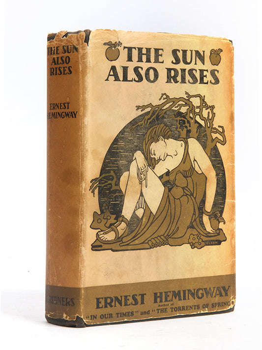 First edition of The Sun Also Rises by Ernest Hemingway in the first issue dust jacket.