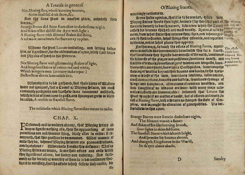A Treatise of Blazing Starres in Generall.
