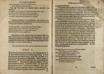 A Treatise of Blazing Starres in Generall.