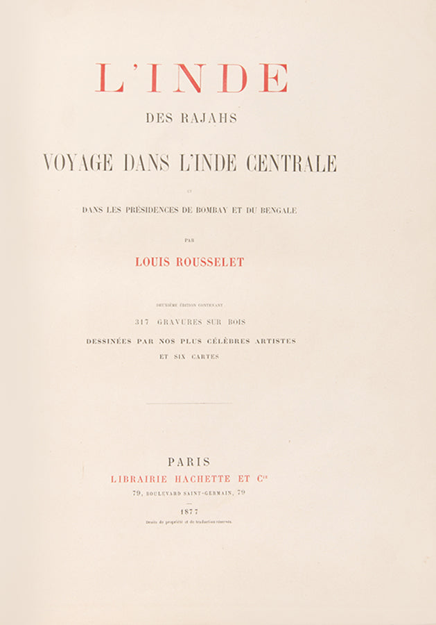 Rousselet was a pioneer of photography and many of the plates in this book are based on his photography.