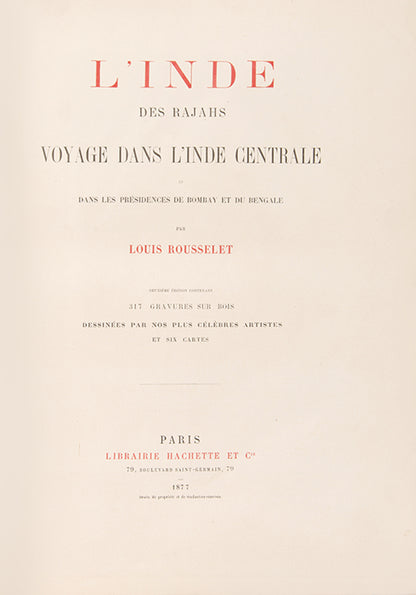 Rousselet was a pioneer of photography and many of the plates in this book are based on his photography.