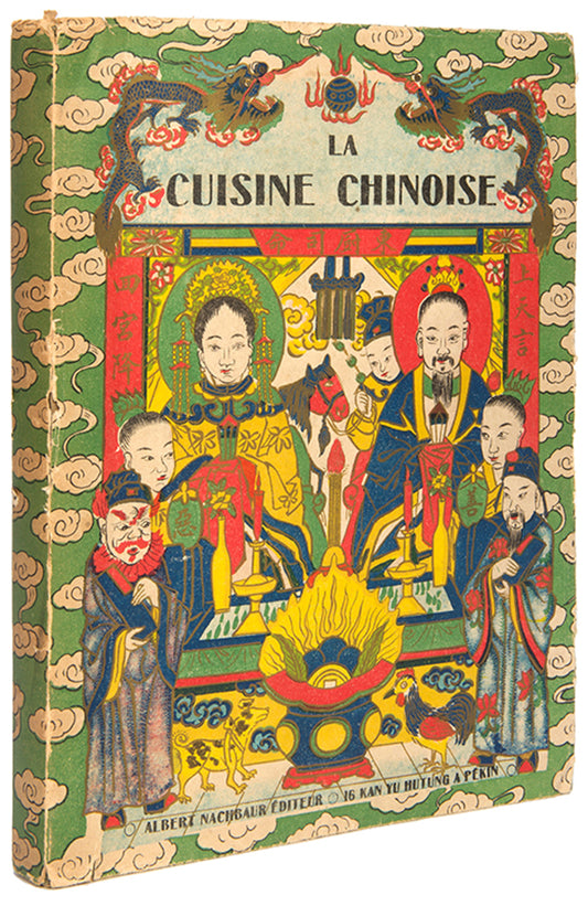 First edition of the first French work on Chinese gastronomy, Henri Lecourt's La Cuisine Chinoise. Today the work is appreciated as groundbreaking as well as a thoroughly useful and successful recipe book.