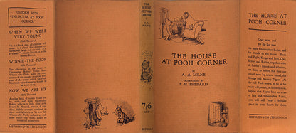 After the Winnie-The-Pooh, A A Milne's, The House at Pooh Corner is the last and most popular of the Christopher Robin books; increasingly rare to find in a good state