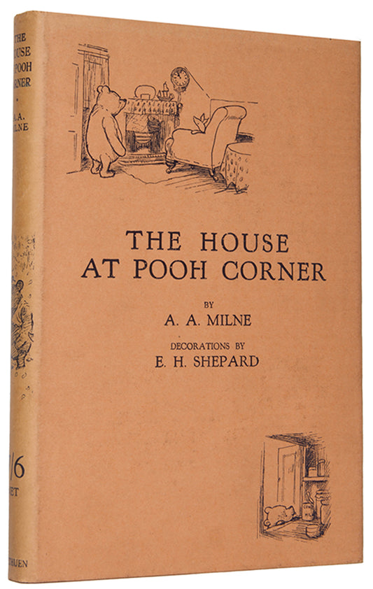 After the Winnie-The-Pooh, A A Milne's, The House at Pooh Corner is the last and most popular of the Christopher Robin books; increasingly rare to find in a good state