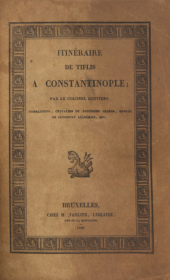 This work is an account of part of his route home. through the Mediterranean, with the purpose to buy antiquities. The resulting art collection, named after the author Rottiers Collection, became an integral part of the collection of the Dutch National Museum of Antiquities in Leiden.