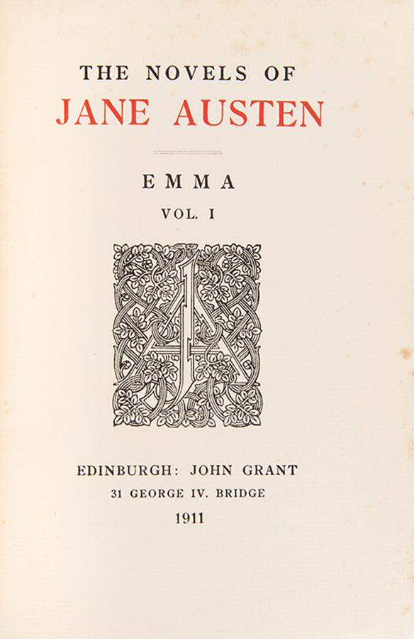 A delightful set of Austen's complete works, comprising her six well-known novels, together with Lady Susan, The Watsons and Austen's collected letters
