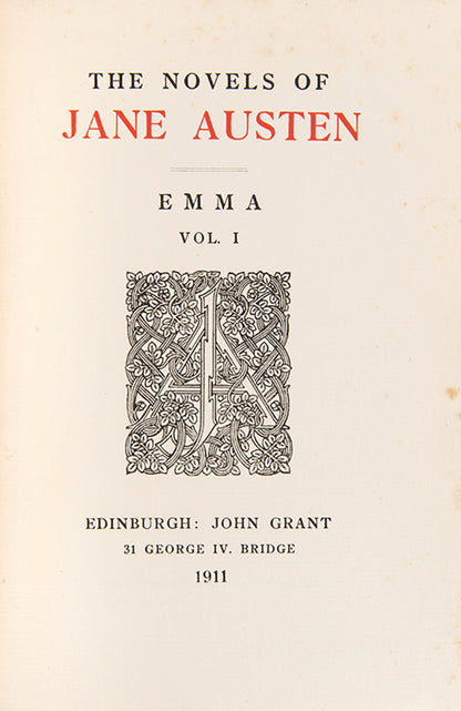 A delightful set of Austen's complete works, comprising her six well-known novels, together with Lady Susan, The Watsons and Austen's collected letters