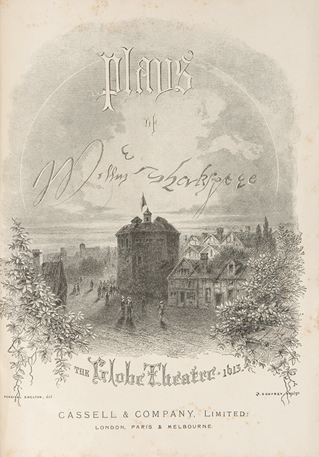 A handsomely illustrated set of the works of Shakespeare with a lengthy introduction by Frederick James Furnivall (1825-1910).