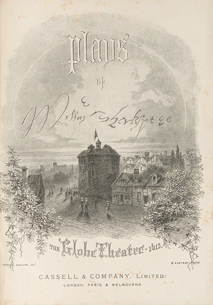 A handsomely illustrated set of the works of Shakespeare with a lengthy introduction by Frederick James Furnivall (1825-1910).