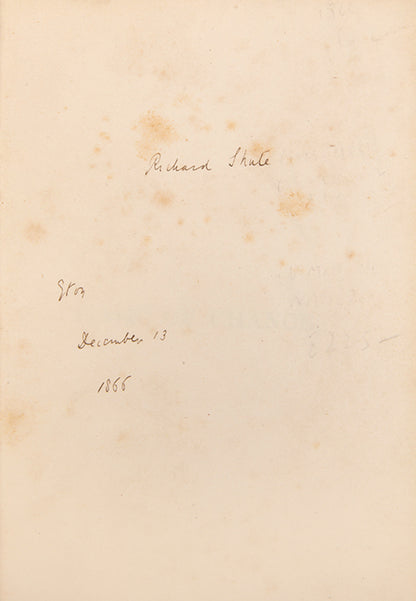 The rare first edition of mathematician John Venn's The Logic of Chance, a significant contribution to the fields of logic and philosophy published in 1866.
