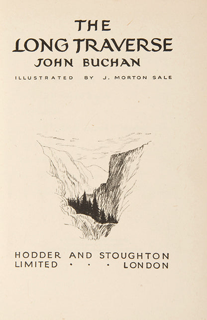 First edition of The Long Traverse by John Buchan.