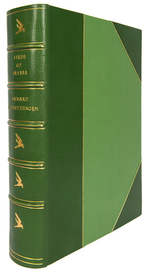 Deluxe edition of Colonel Meinertzhagen's Birds of Arabia, the definitive ornithological work of Arabia.