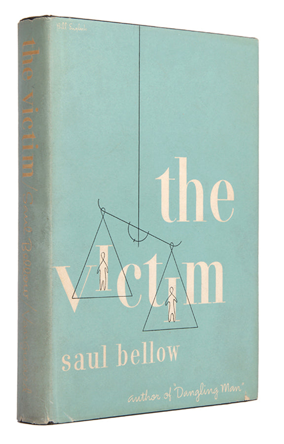 First edition of The Victim by Saul Bellow, signed by the author.