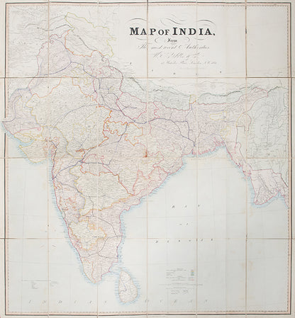Map of India,