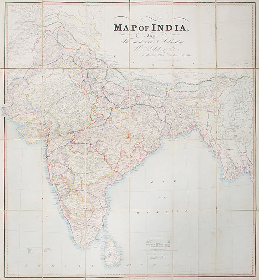 Map of India,