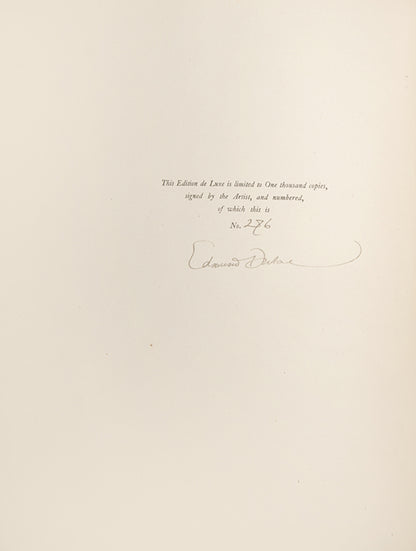 A sumptuous, limited edition of Sleeping Beauty, exquisitely illustrated by Edmund Dulas and edited by Arthur Quiller-Couch.