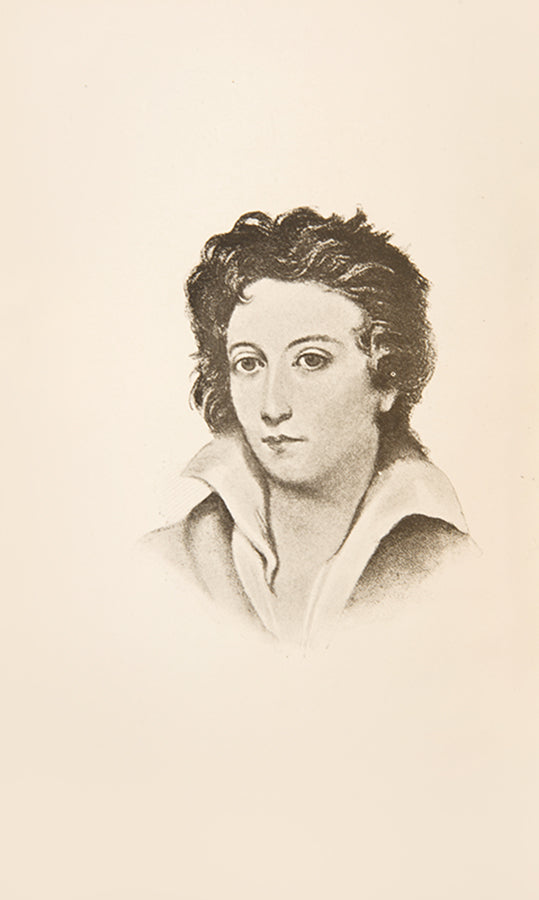 A handsome set of the Complete Poetical Works of Percy Bysshe Shelley, one of the great Romantic poets, in handsome bindings by Bickers, including a memoir
