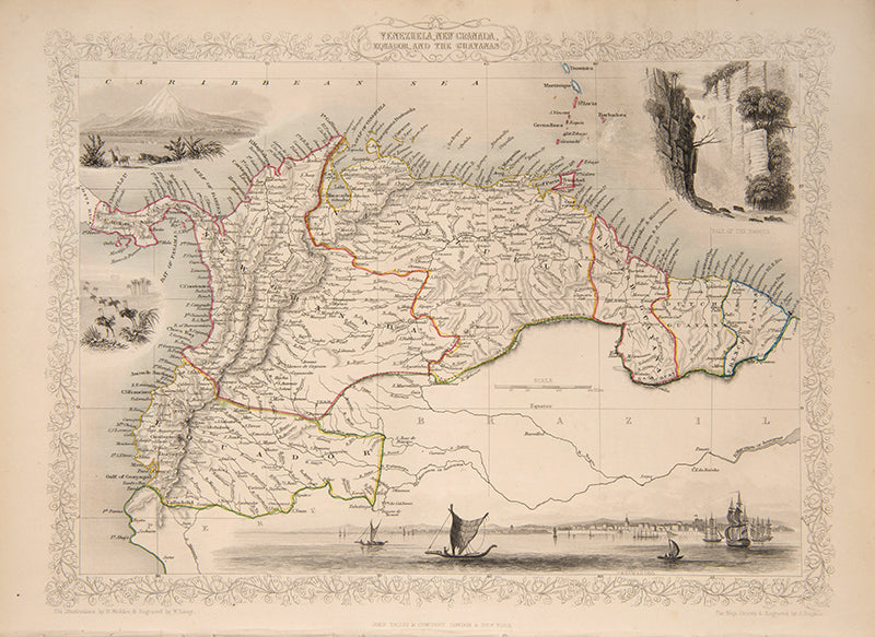 Venezuela, New Granada, Equador, and the Guyanas.