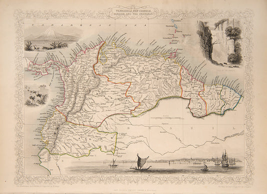 Venezuela, New Granada, Equador, and the Guyanas.
