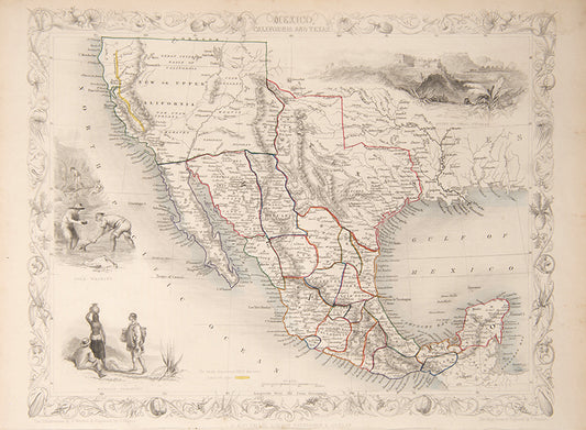 Mexico. California and Texas.
