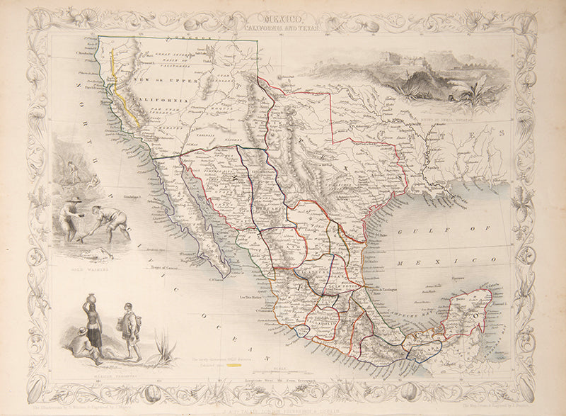 Mexico. California and Texas.