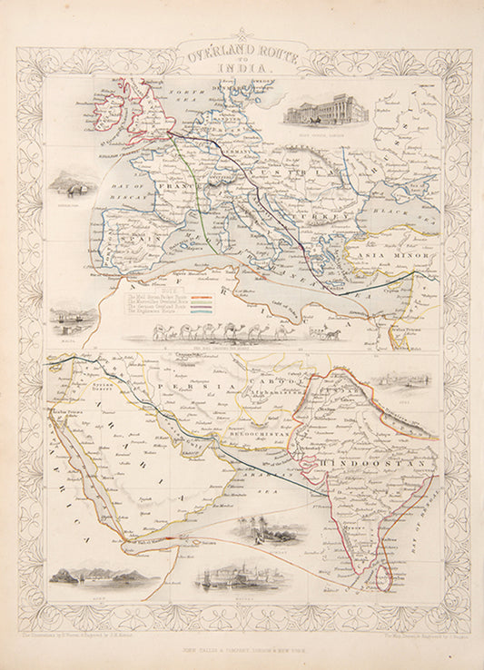 The Overland Route to India.