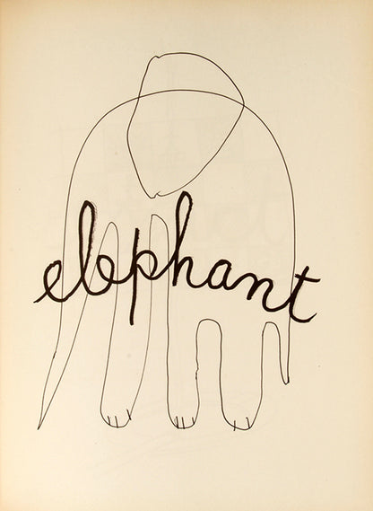Alphabet for Adults inscribed by Man Ray to James Thrall Soby