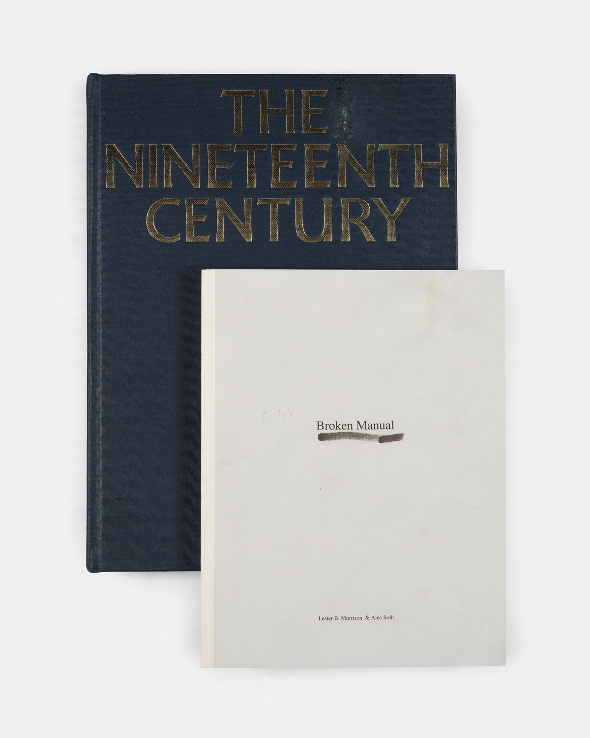 Broken Manual was originally issued in an edition of 300 copies, each concealed within another hollowed-out book. Before being sold, all 300 copies were exhibited in an installation forming part of Soth's first US retrospective at the Walker Arts Centre, Minneapolis.