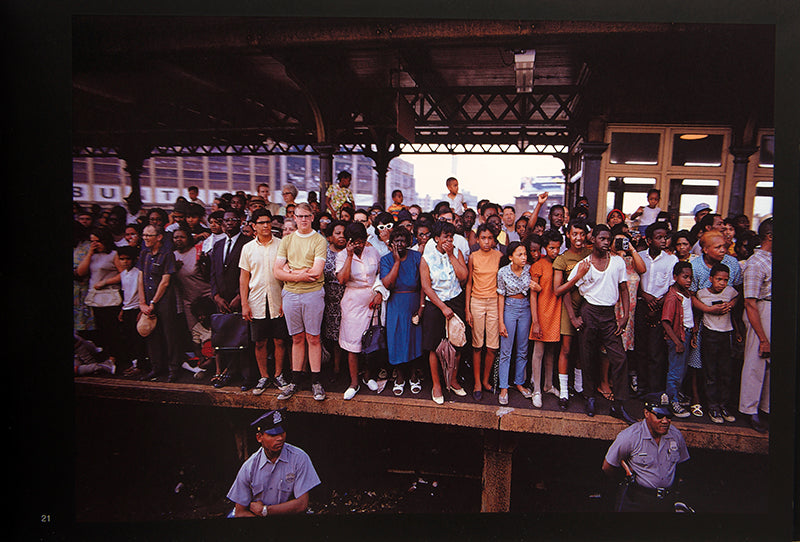 Paul Fusco's photographs of mourners lining the route of the RFK funeral train.