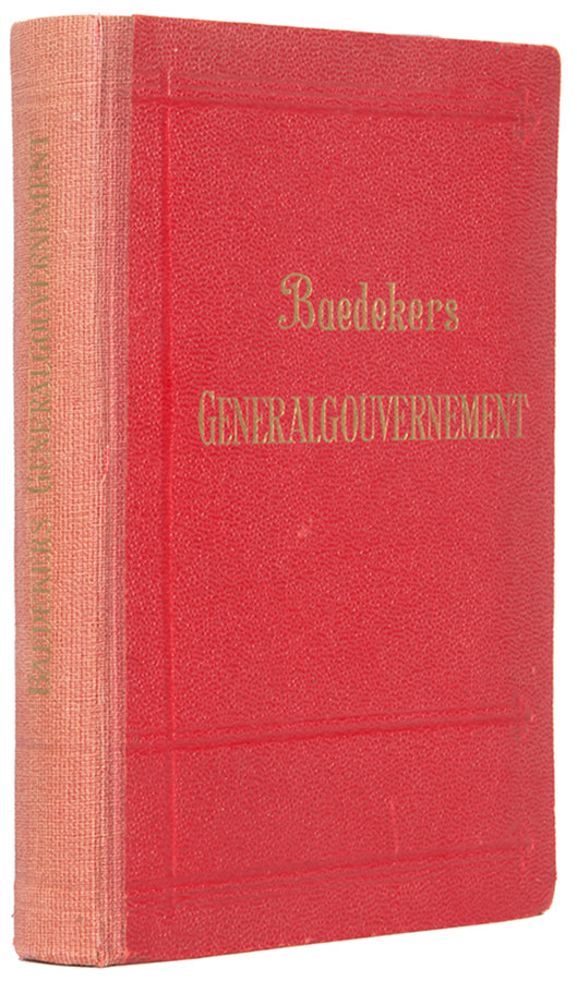 The first and only edition of this title which describes those parts of occupied Poland that were not annexed by Greater Germany