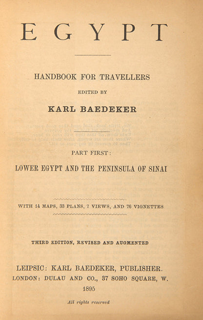Last edition of Lower Egypt. 