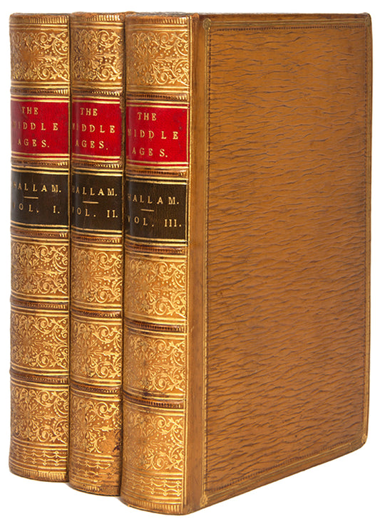 A handsome three-volume edition of Henry Hallam's View of the State of Europe during the Middle Ages