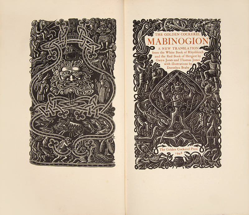 Freshly translated Golden Cockerel Press edition of The Mabinogion by Gwyn and Thomas Jones, one of the great pieces of British literature from the Middle Ages.
