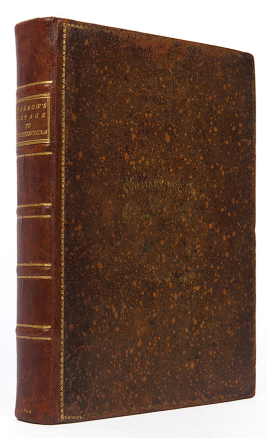 First edition of John Barrow's A Voyage to Cochinchina, the first English illustrated work on Cochin-China, now southern Vietnam, with beautiful colour plates.